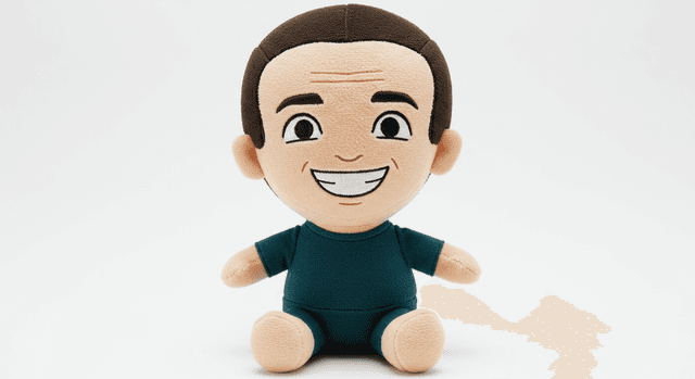 Wayne Crosby plushie portrait